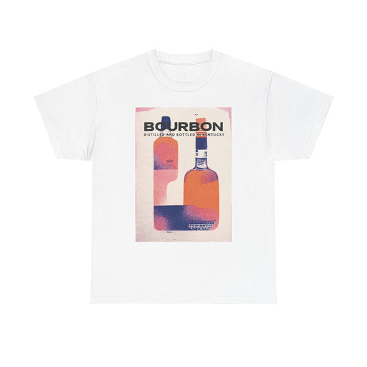 Bourbon Graphic T Shirt Kentucky Whiskey Vintage Retro Unisex Heavy Cotton Tee