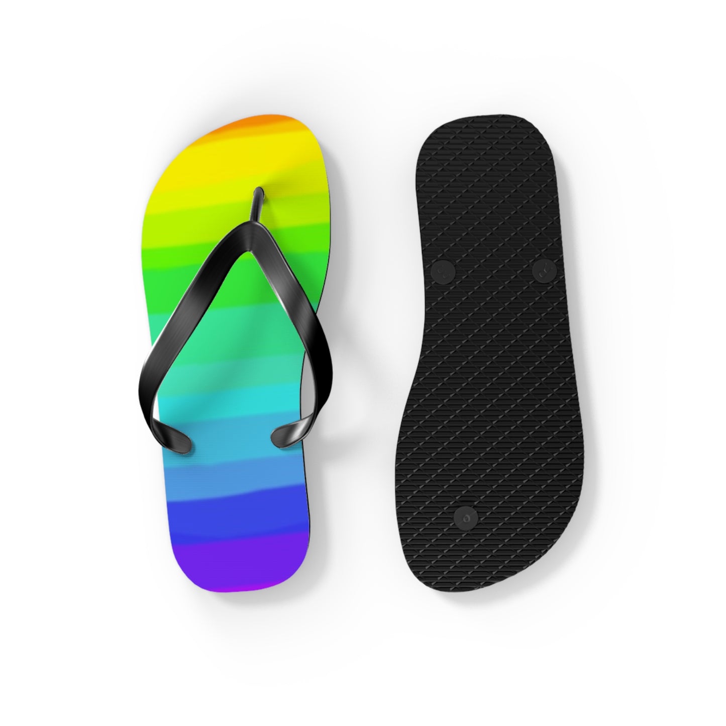 Rainbow Flip Flops, Sandals Slides, Summer Footwear, Brand New