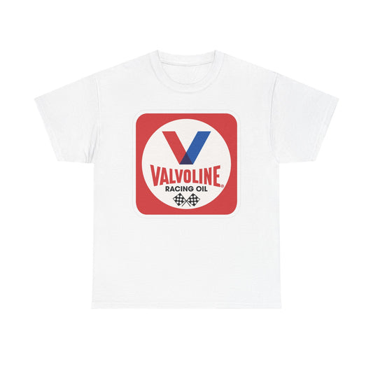 Valvoline Racing Graphic T Shirt Muscle Cars Unisex Heavy Cotton Tee