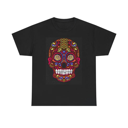 Day Of The Dead Graphic T Shirt Retro Art Mexico Vintage Unisex Heavy Cotton 11