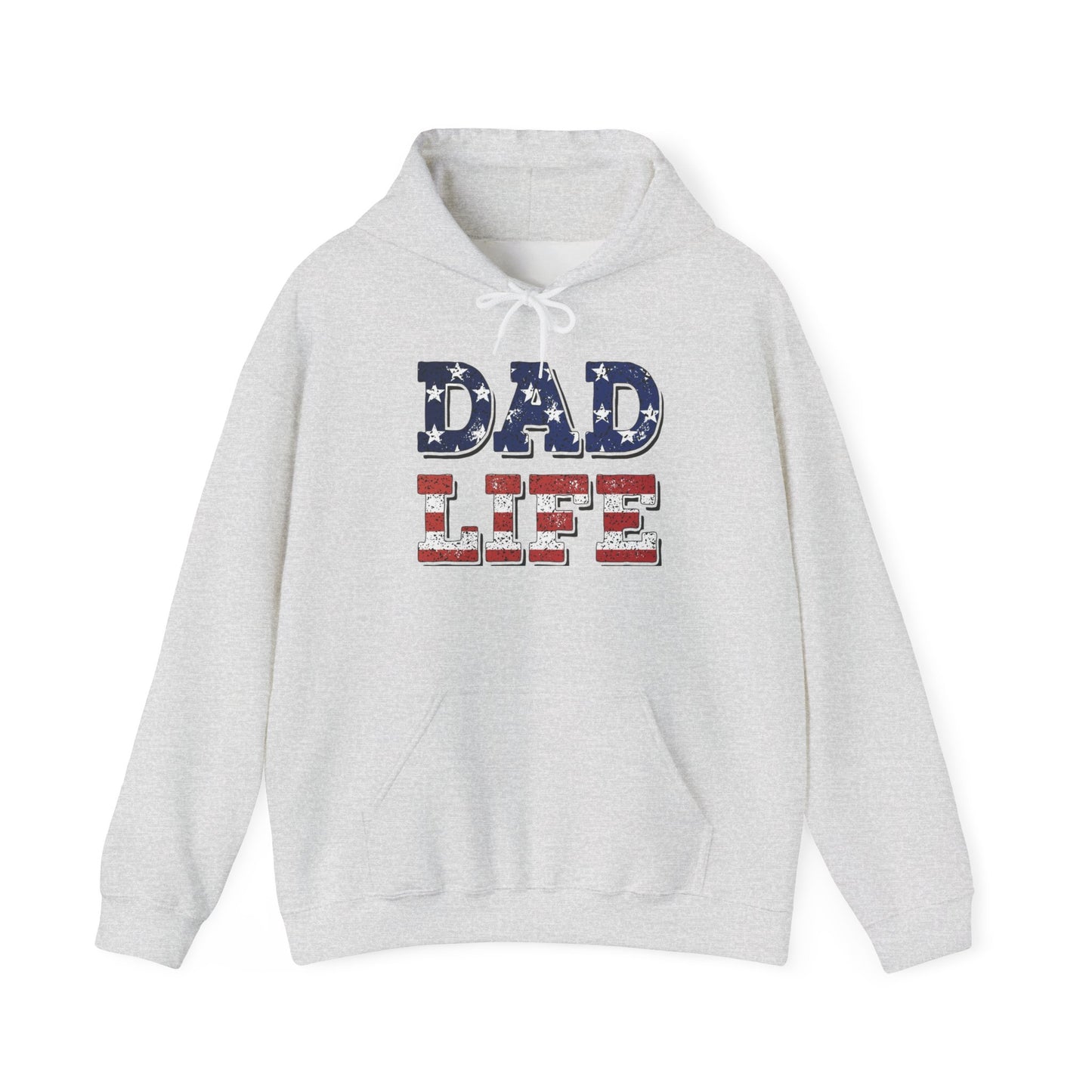 Dad Life USA Graphic Hoodie Men's Heavy Blend™ Hooded Sweatshirt
