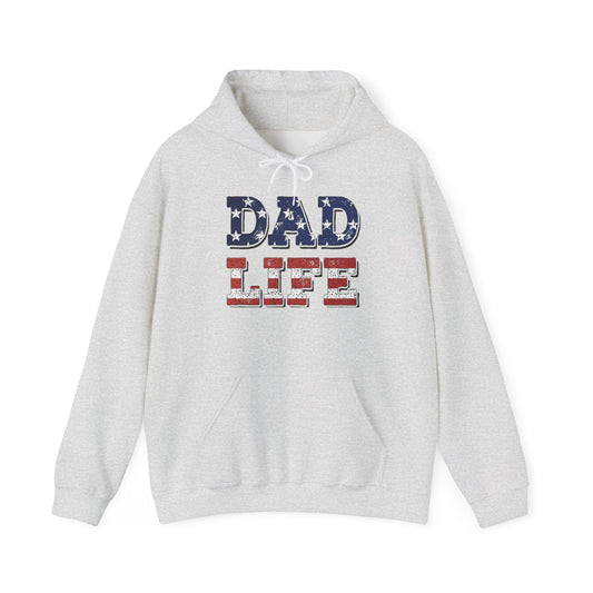 Dad Life USA Graphic Hoodie Men's Heavy Blend™ Hooded Sweatshirt