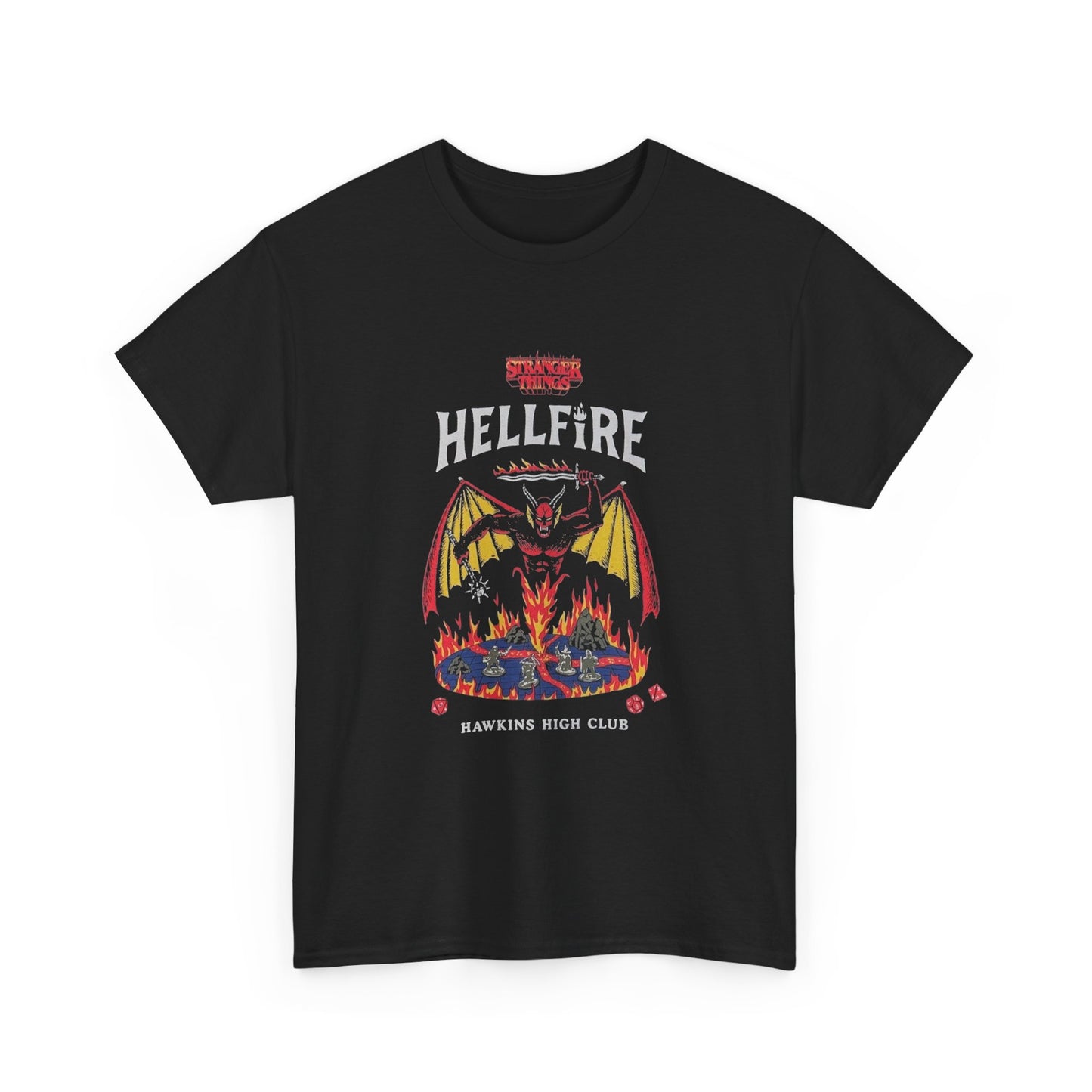 Hawkins High Club Graphic T Shirt Unisex Heavy Cotton Tee
