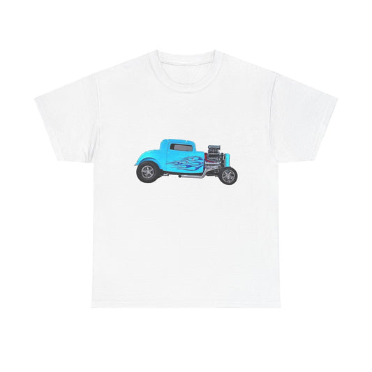 32 Ford Classic Hotrod Graphic T Shirt Unisex Heavy Cotton Tee NEW