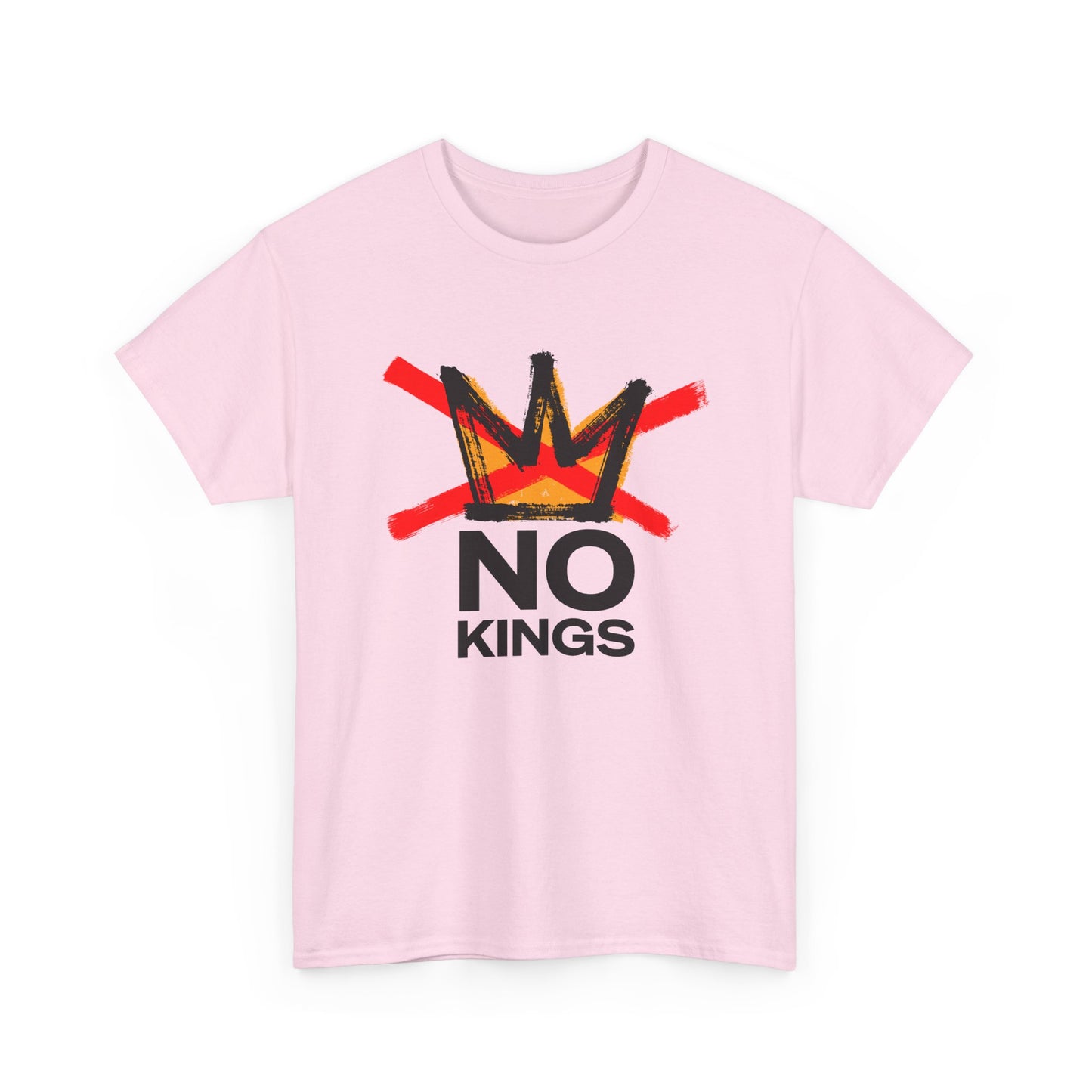 No Kings Graphic T Shirt Protest Resist BLM Support Unisex Heavy Cotton Tee