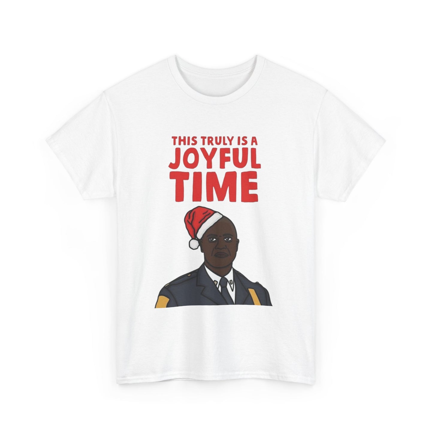 Brooklyn 99 Funny Christmas Graphic T Shirt ADULT NEW Heavy Cotton Tee
