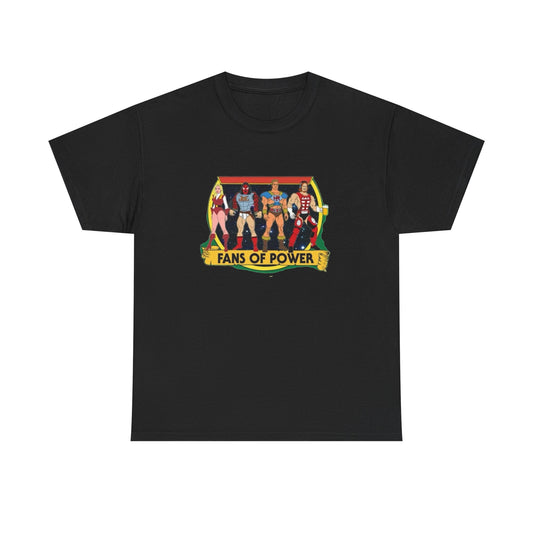 Fans Of Power Graphic T Shirt Unisex Heavy Cotton Tee