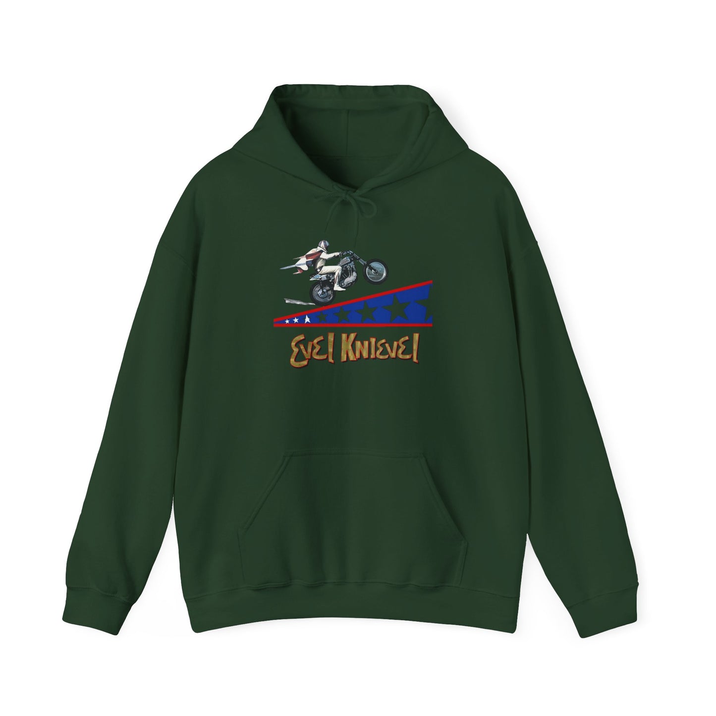 Evel Knievel Motorcycles Graphic Hoodie Unisex Heavy Blend™ Hooded Sweatshirt