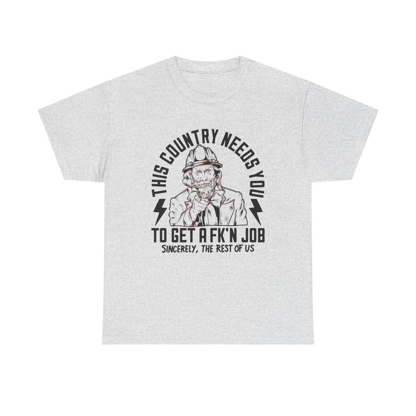 This Country Needs You Graphic T Shirt Unisex Heavy Cotton Tee
