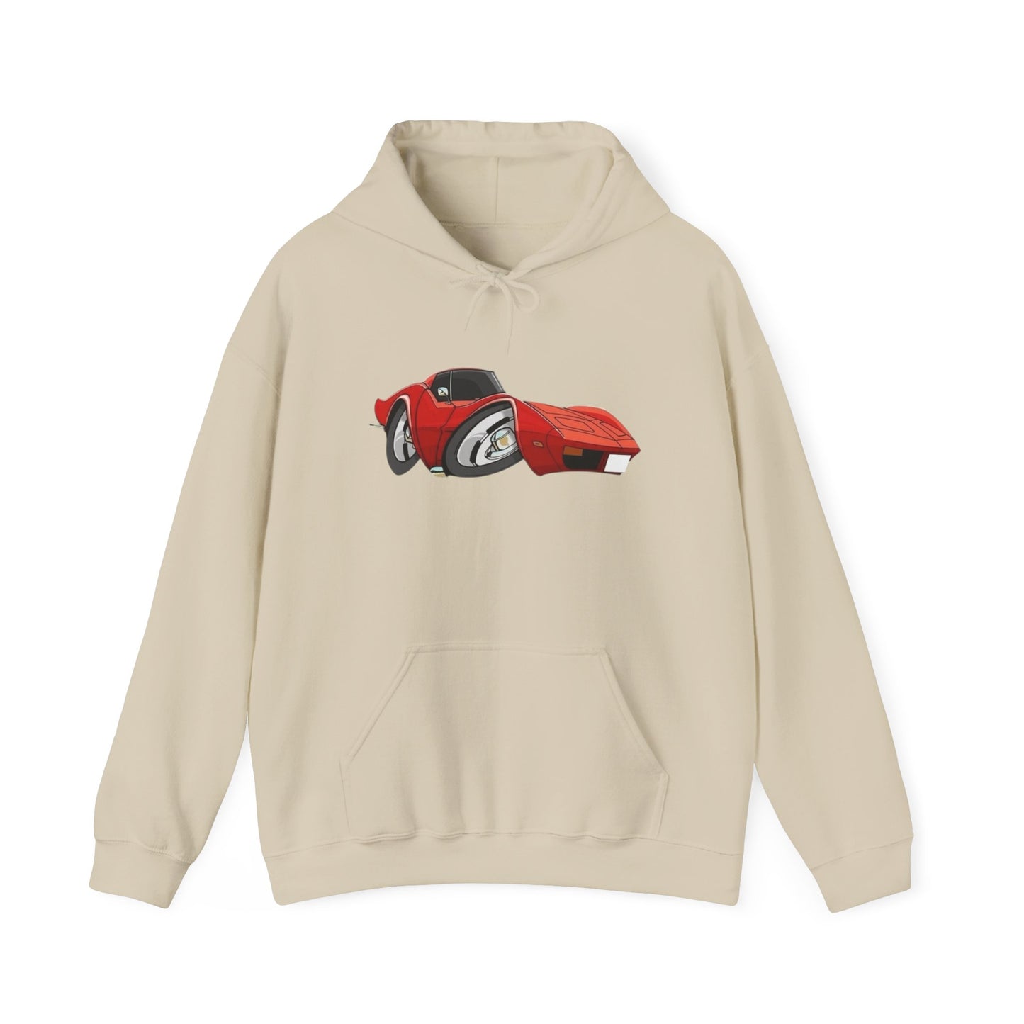 C3 Corvette Retro Graphic Hoodie NEW Unisex Heavy Hooded Sweatshirt