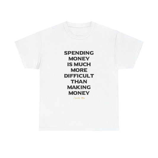 Spending Money Graphic T Shirt Crypto Unisex Heavy Cotton Tee