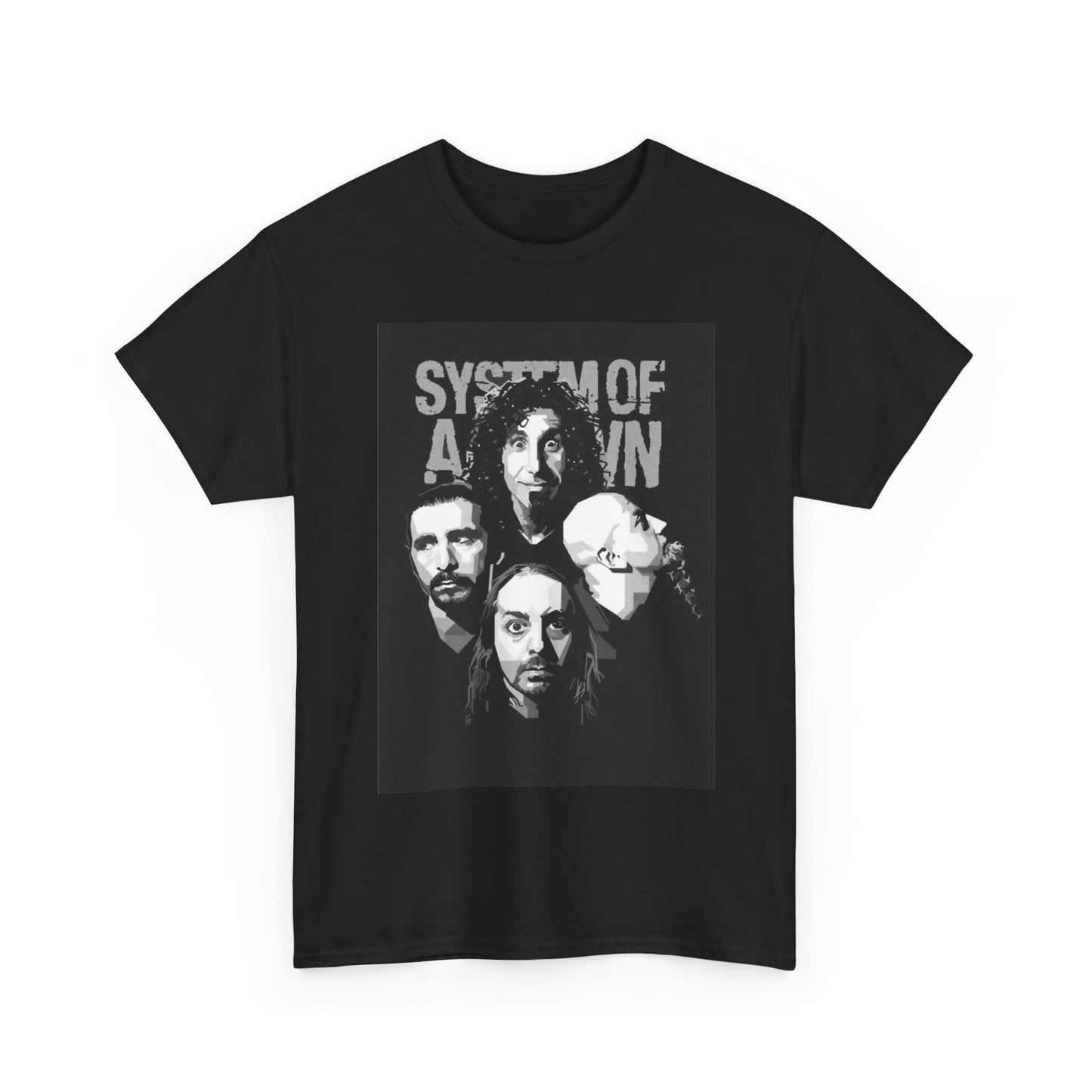 System of a Down Shirt Vintage rock retro graphic Tshirt Unisex Heavy Cotton Tee