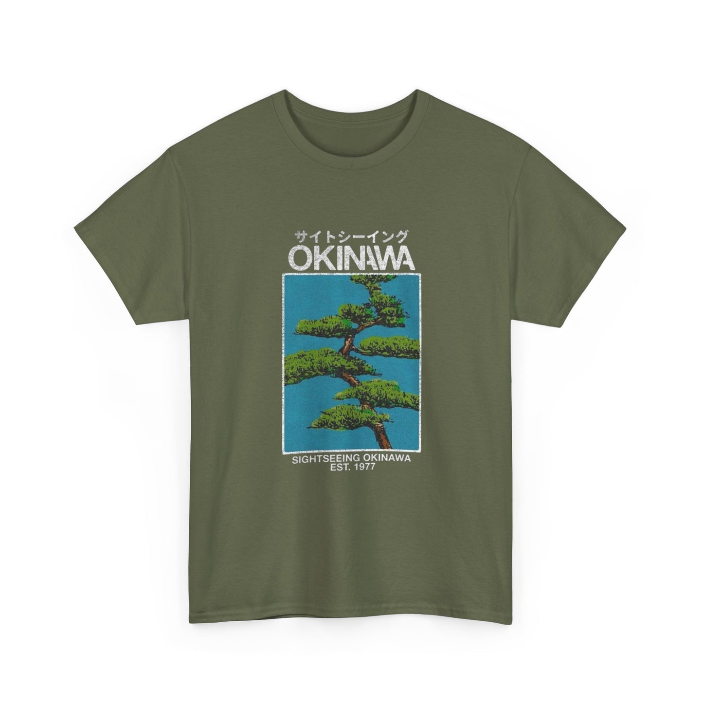 Okinawa Japan Graphic T Shirt NEW Adult Regular Heavy Cotton Tee