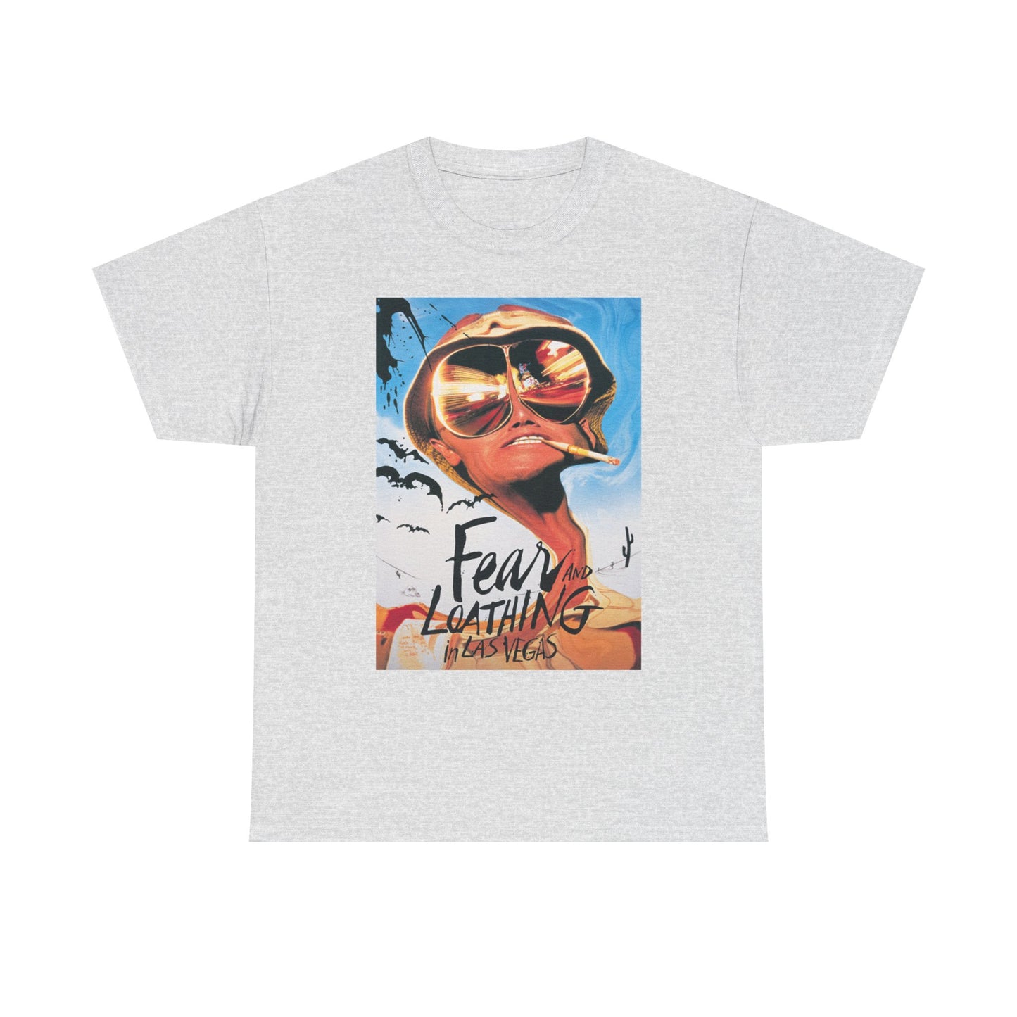 Fear And Loathing T Shirt Vintage Retro Movie Poster Unisex Heavy Cotton Tee