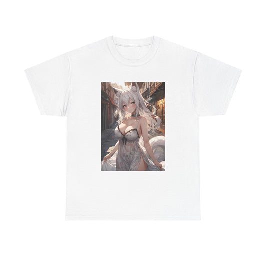 Waifu Girl Hentai Tshirt Sexy anime Naturo Cartoon Unisex Heavy Cotton Tee