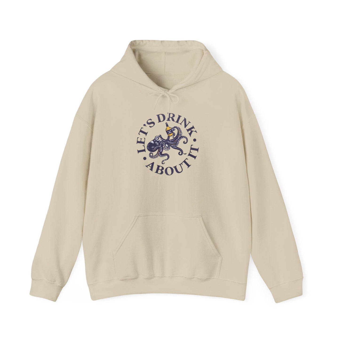 Let's Drink About It Hoodie Funny Unisex Heavy Blend™ Hooded Sweatshirt