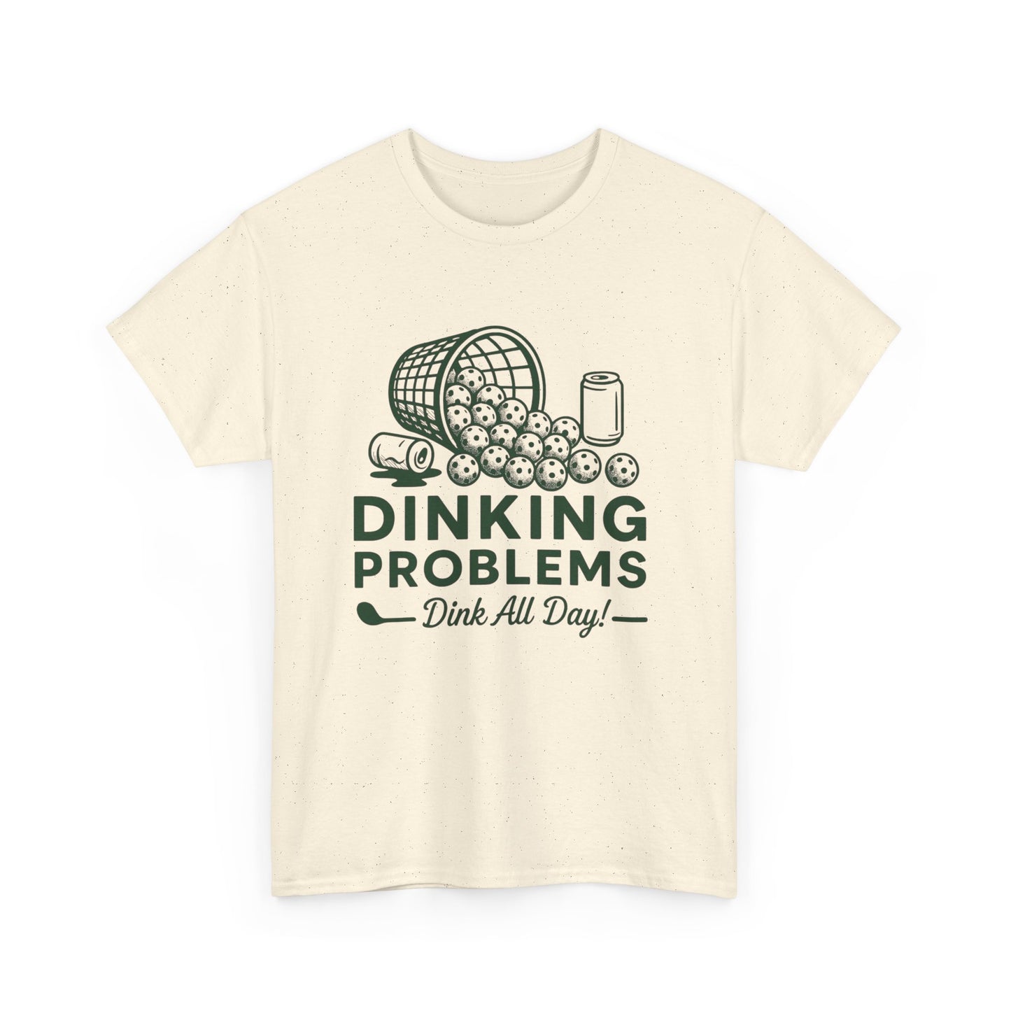 Pickle Ball Problems Graphic T Shirt Heavy Cotton Tee
