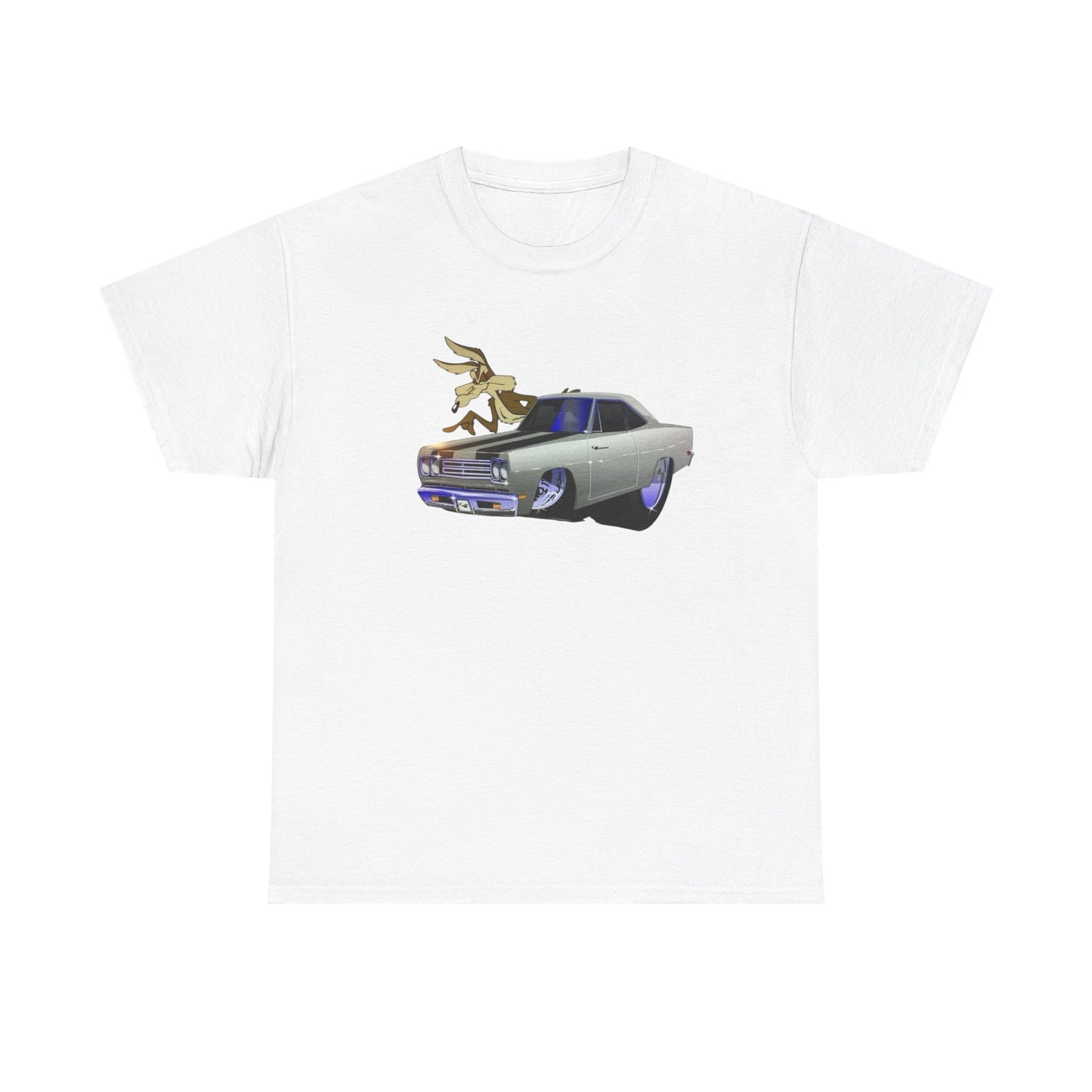 Plymouth Roadrunner Classic Graphic T Shirt Unisex Heavy Cotton Tee NEW