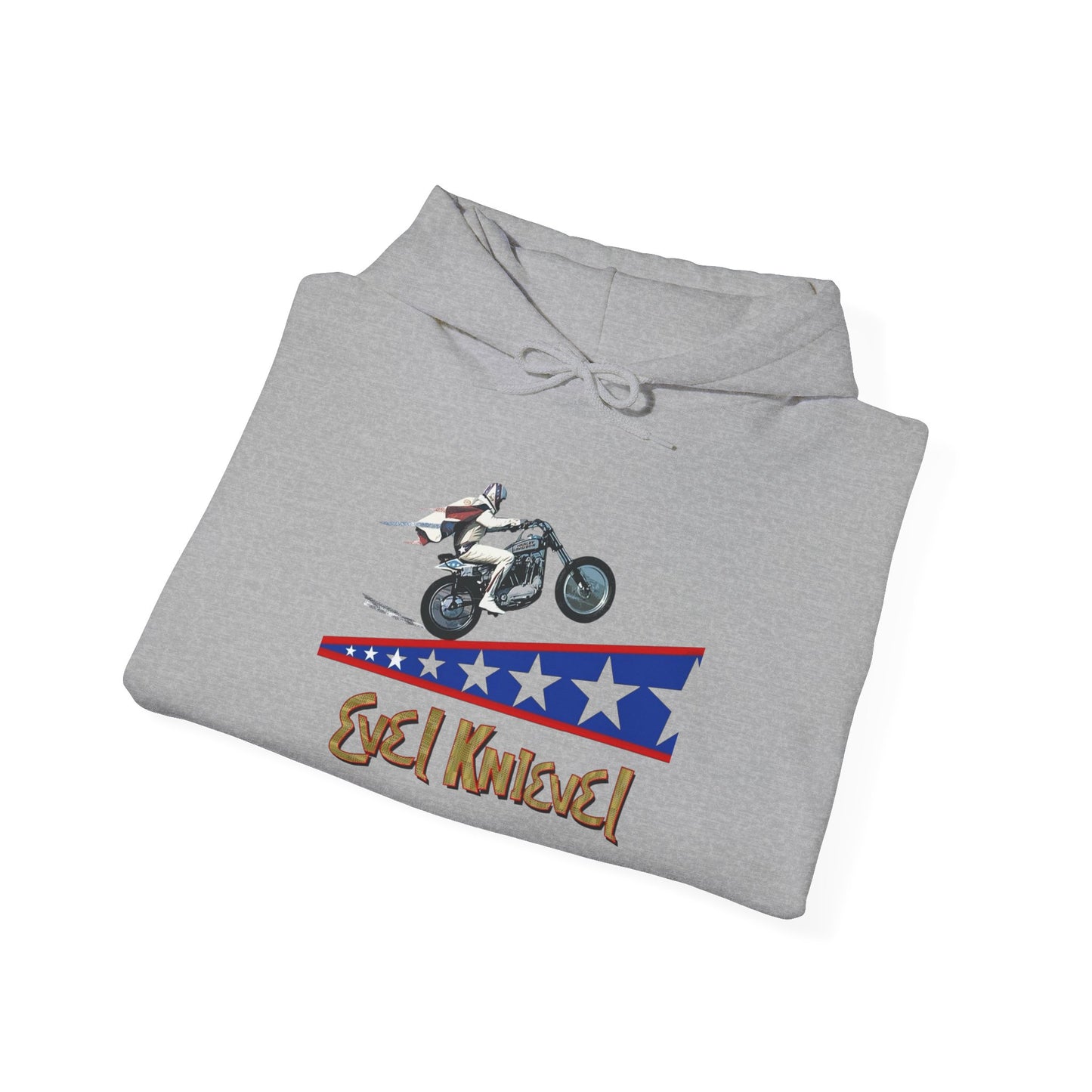 Evel Knievel Motorcycles Graphic Hoodie Unisex Heavy Blend™ Hooded Sweatshirt