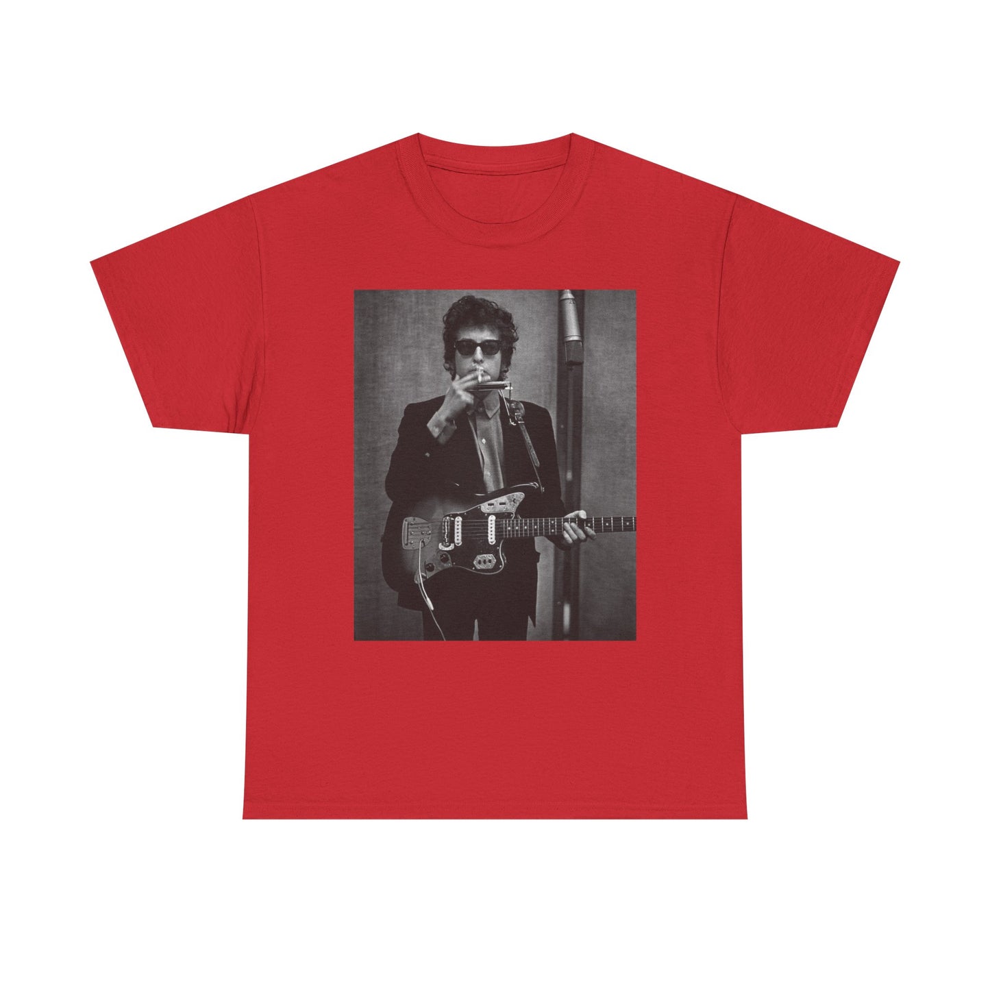 Bob Dylan T-shirt vintage classic rock retro art Unisex Heavy Cotton Tee