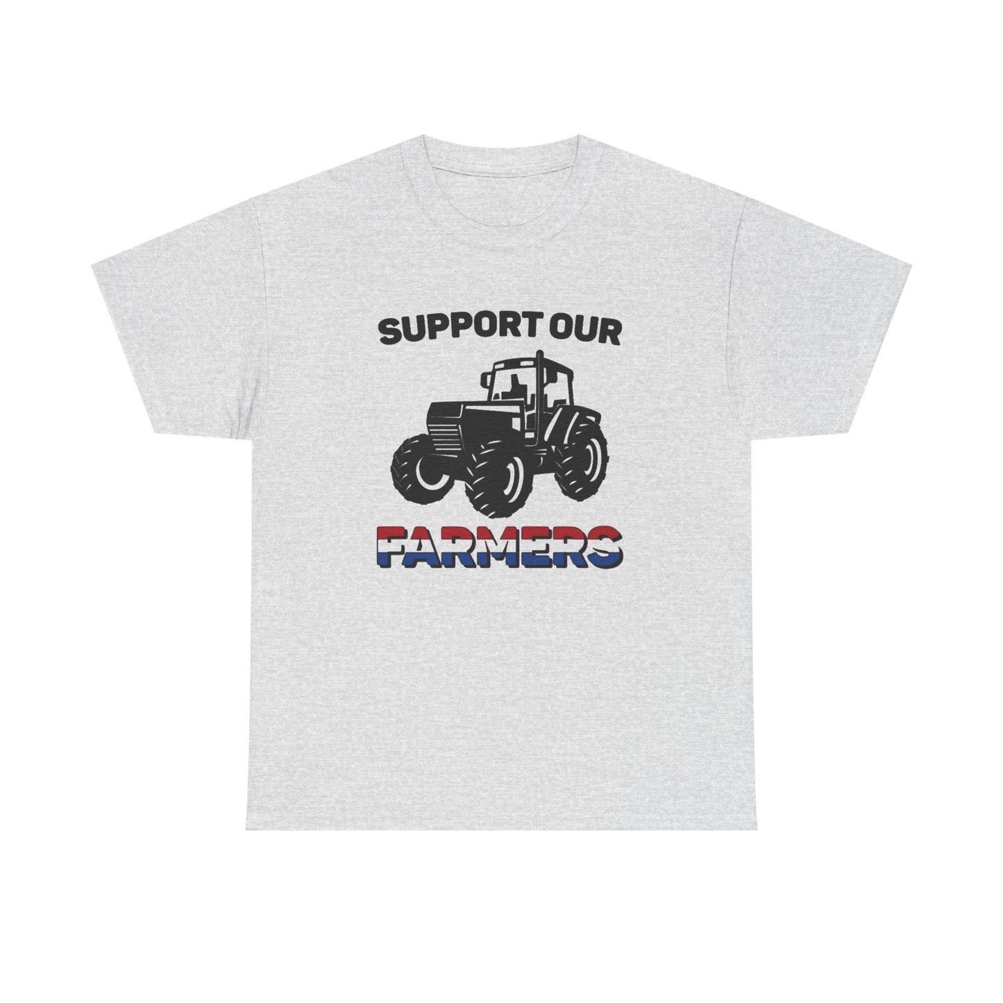 Support Our Farmers USA Graphic T Shirt Unisex Heavy Cotton Tee NEW