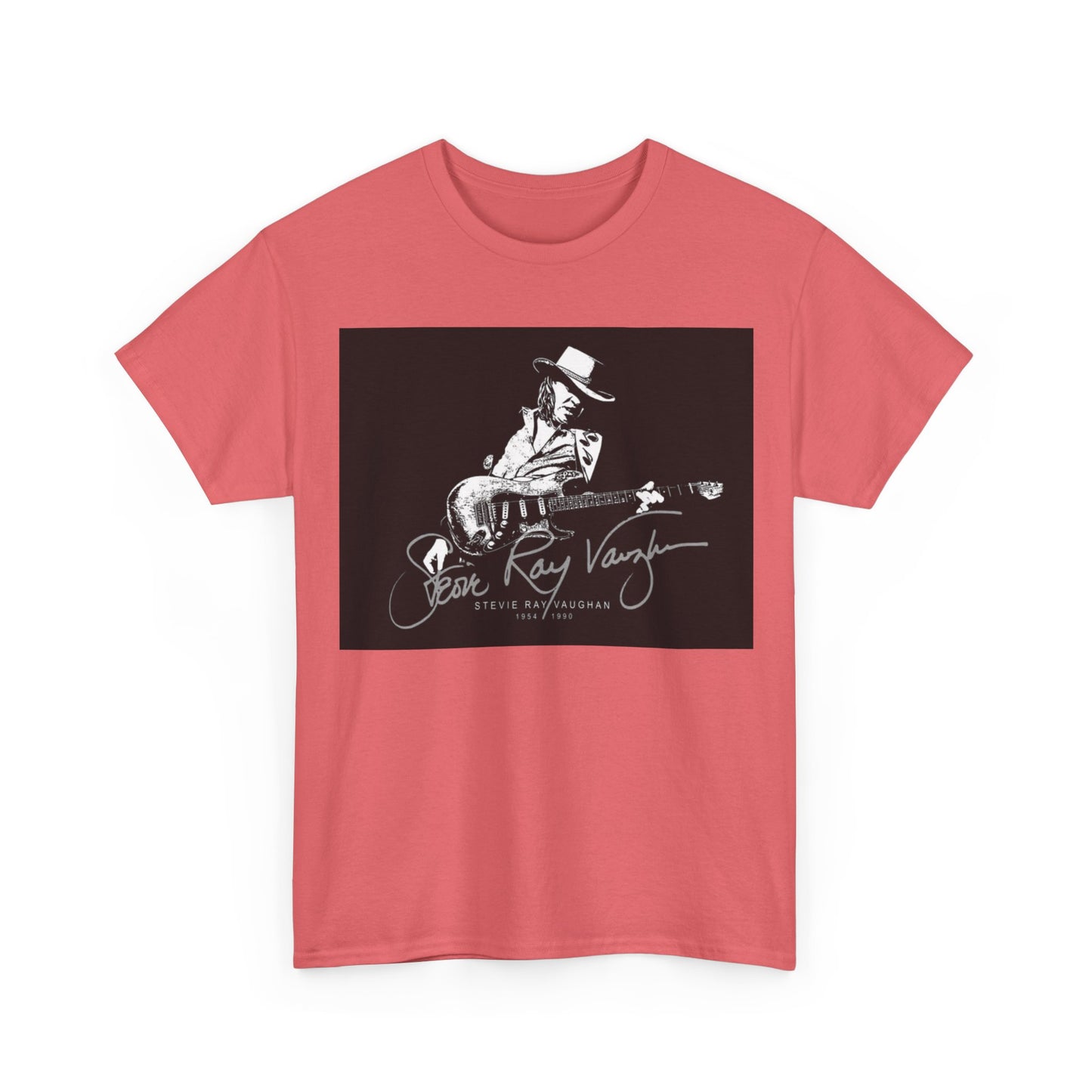 Stevie ray vaughn T-shirt Vintage retro rock album Unisex Heavy Cotton Tee
