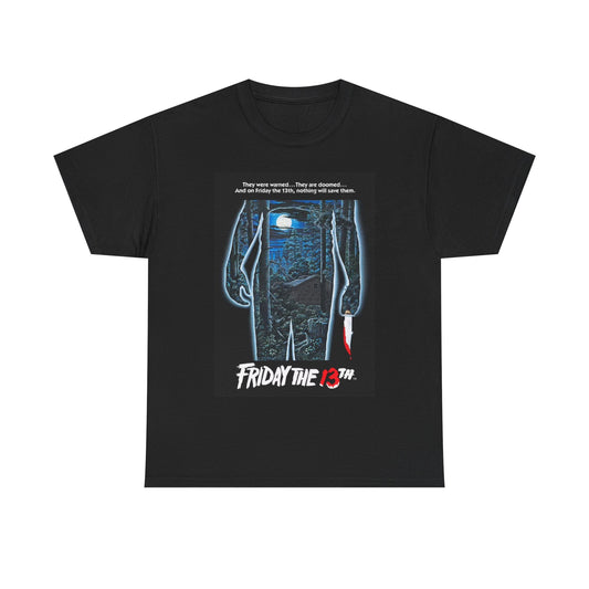 Friday The 13th Tshirt Vintage Movie Poster Retro Horror Halloween Unisex