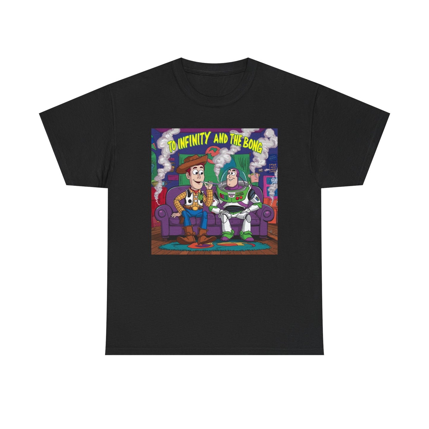 Weed Graphic T Shirt Funny Cartoon Toys Cartoon Retro Unisex Heavy Cotton Tee