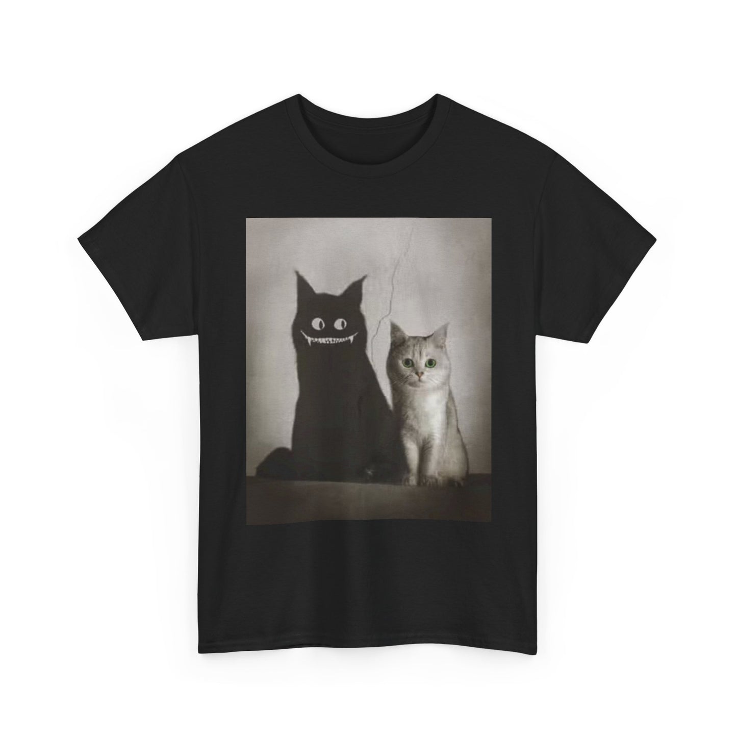 Funny Cat Graphic T Shirt Kitten Cat Lover Hilarious Unisex Heavy Cotton Tee
