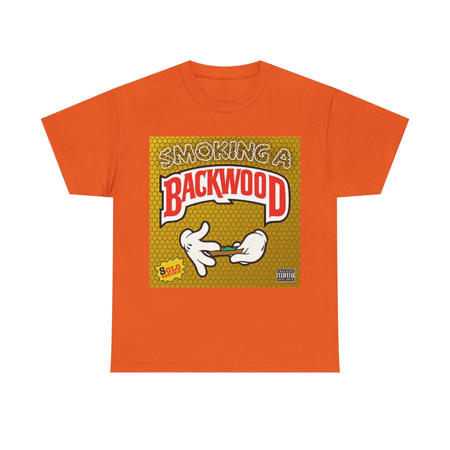Backwoods Blunt Tshirt Rolling Up 420 Funny Graphic Unisex Heavy Cotton Tee