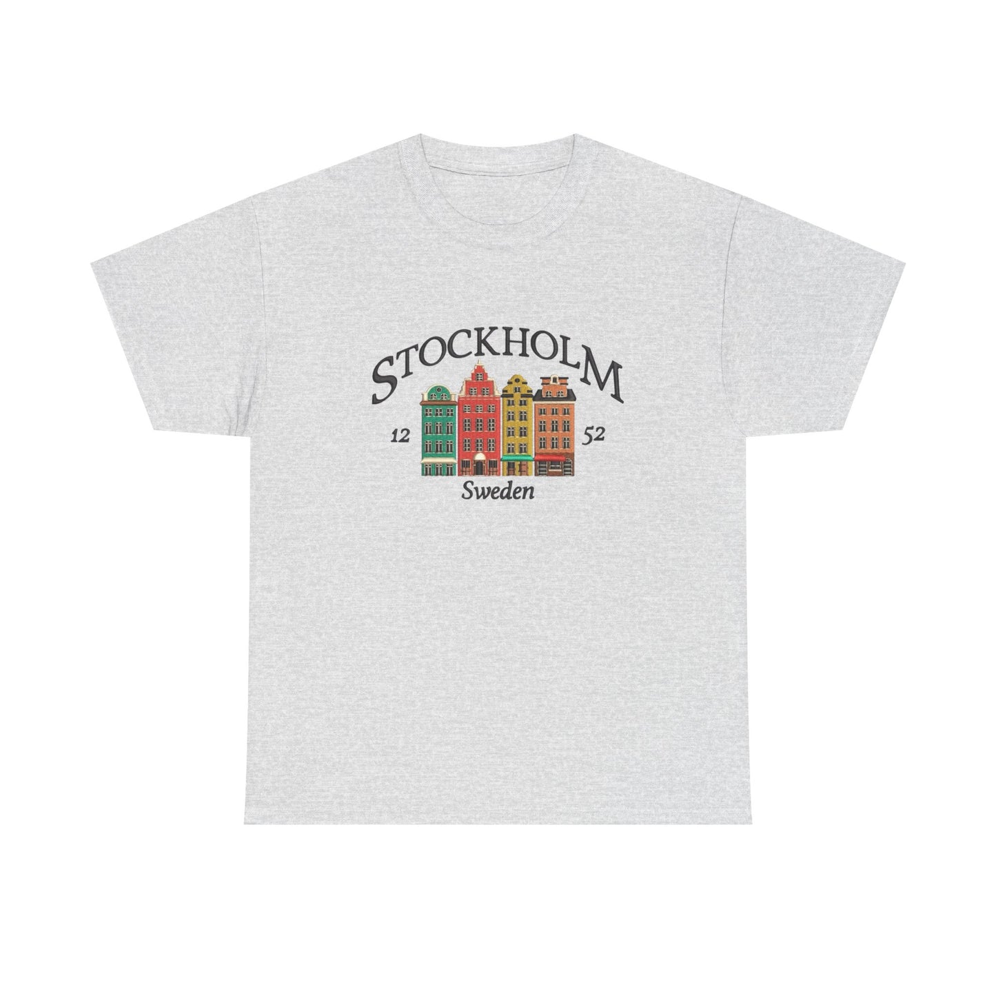 Stockholm Sweden Graphic T Shirt NEW Unisex Heavy Cotton Tee
