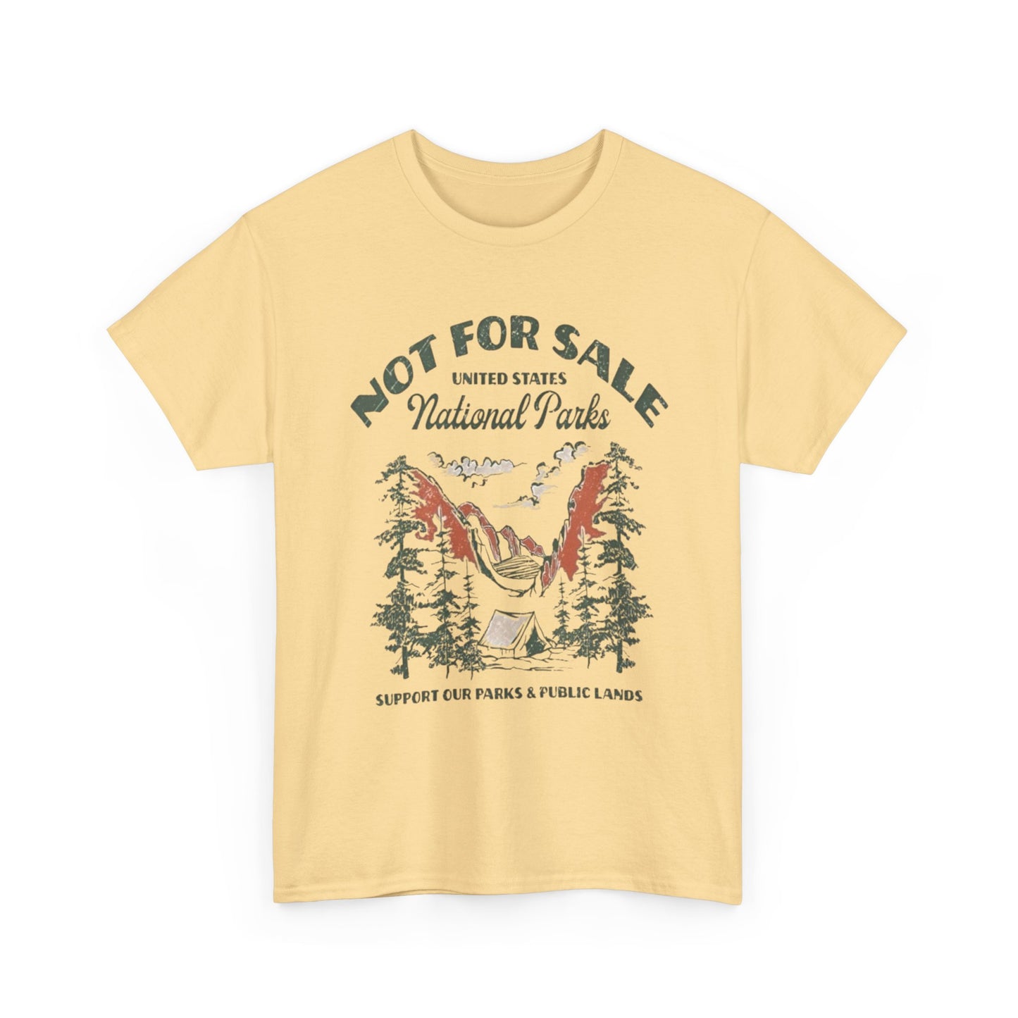 National Parks Not For Sale Graphic T Shirt Unisex Heavy Cotton Tee