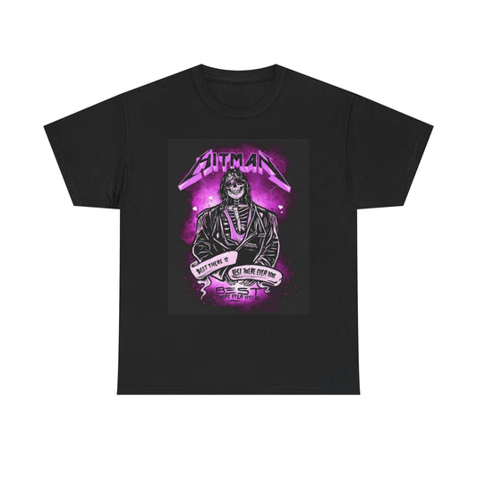 Bret Hart Hitman Graphic T Shirt Vintage Wrestling Unisex Heavy Cotton Tee