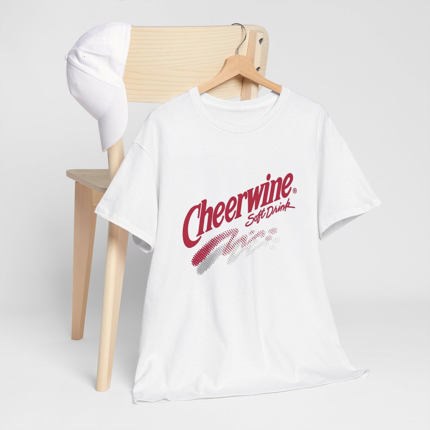 Cheerwine Graphic T Shirt Vintage Logo Carolinas Soda Unisex Heavy Cotton Tee