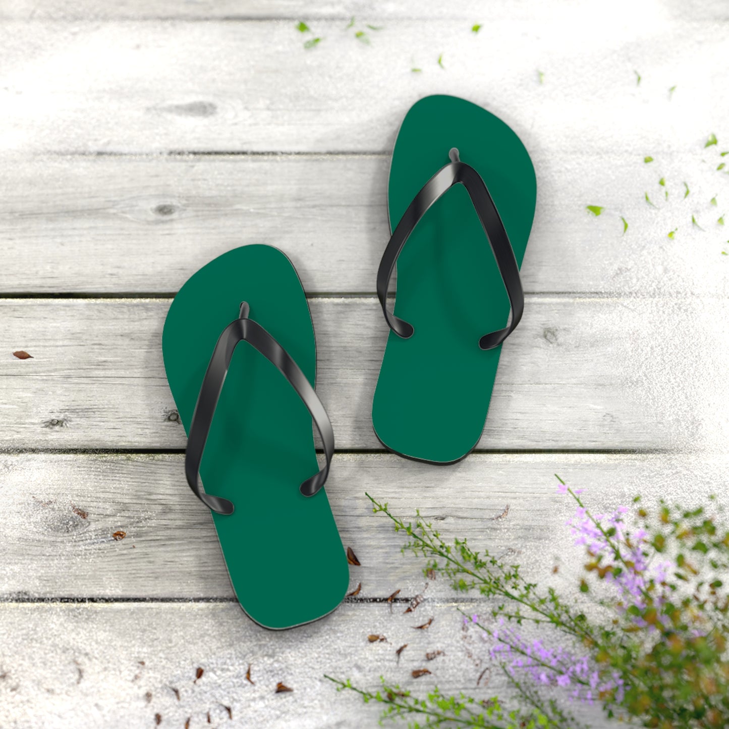 Turf Green Flip Flops, Sandals Slides, Summer Footwear, Brand New