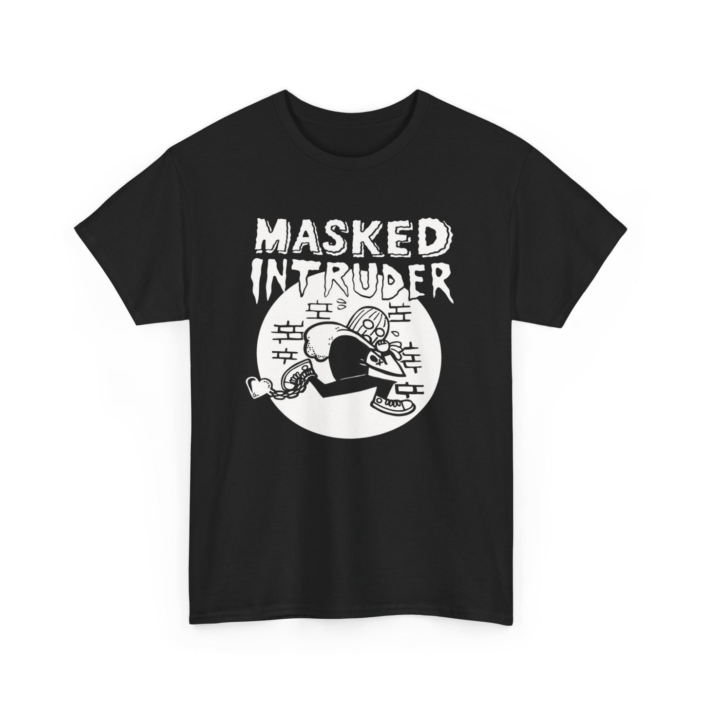 Masked Intruder Graphic T-Shirt Gift NEW Unisex Heavy Cotton Tee