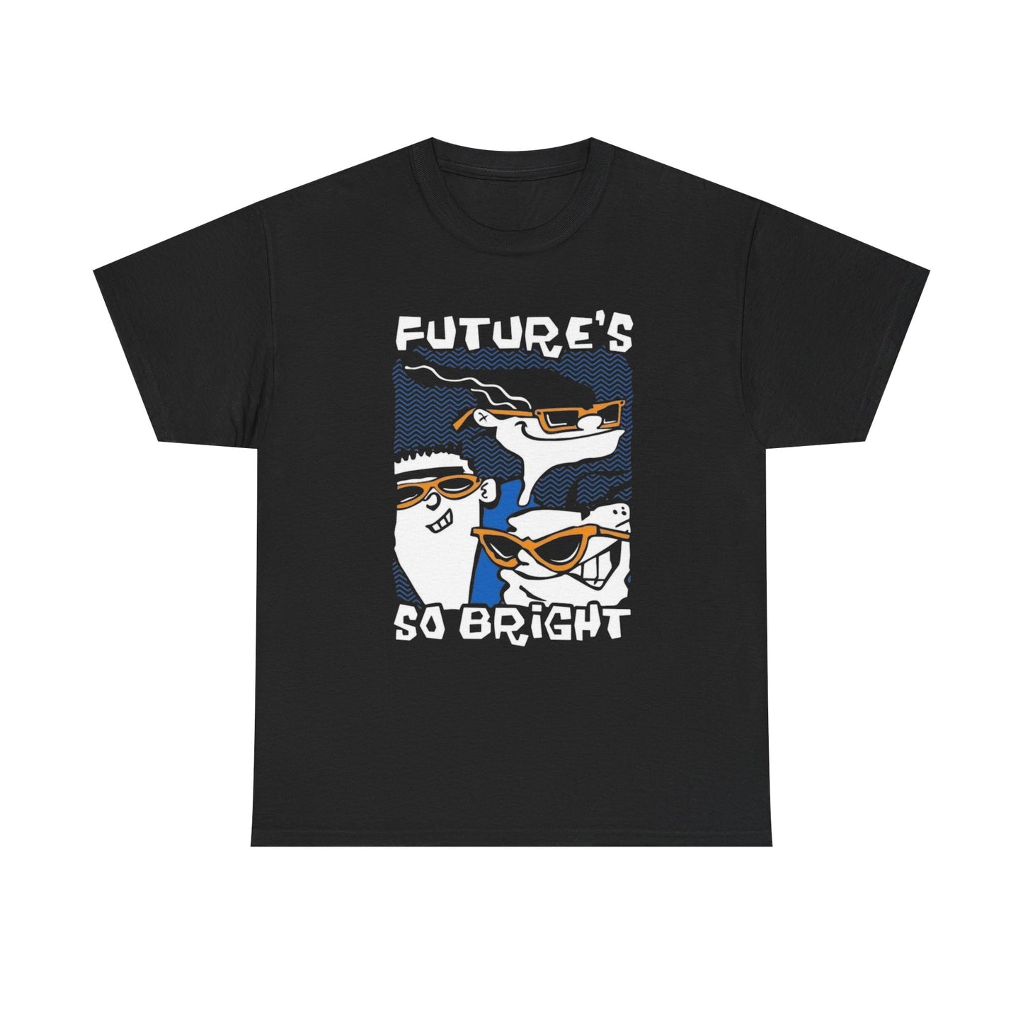ED Edd And Eddy Future's So Bright Graphic T Shirt Unisex Heavy Cotton Tee
