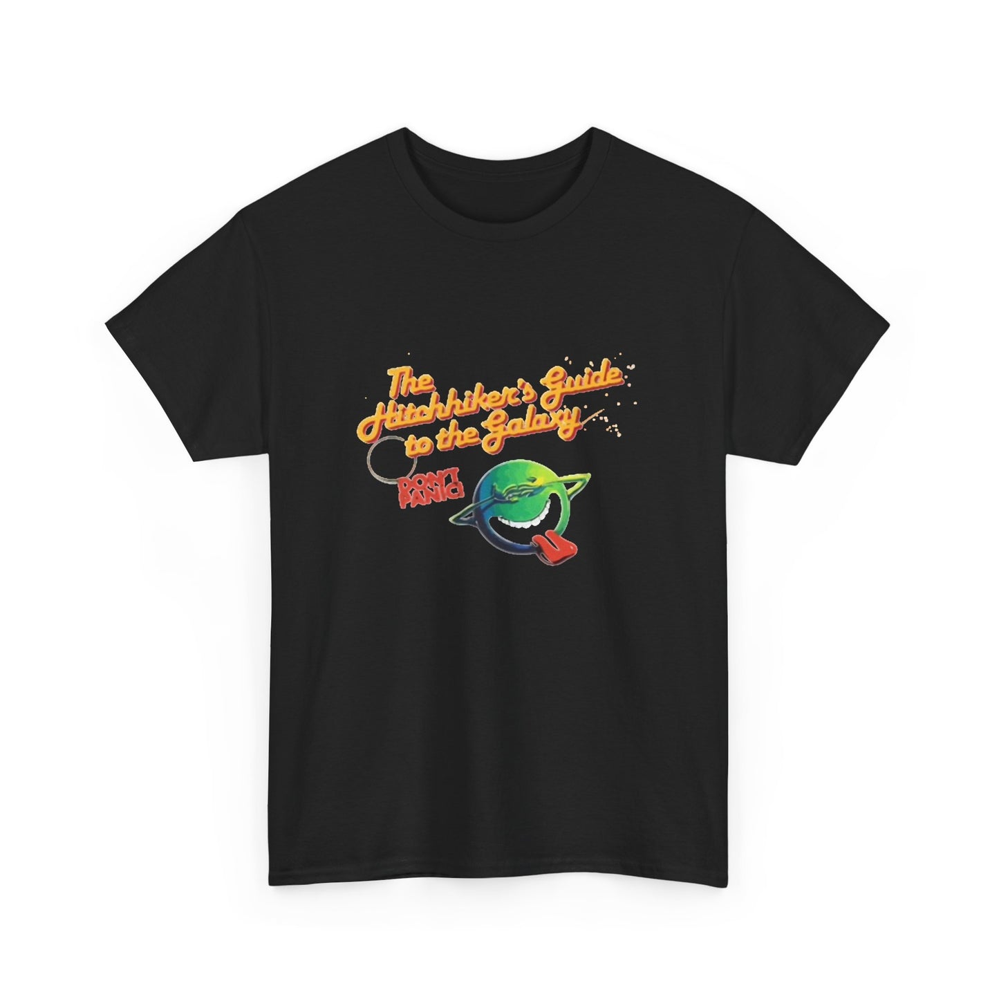 The Hitchhikers Guide To The Galaxy Graphic T Shirt NEW Unisex Heavy Cotton Tee