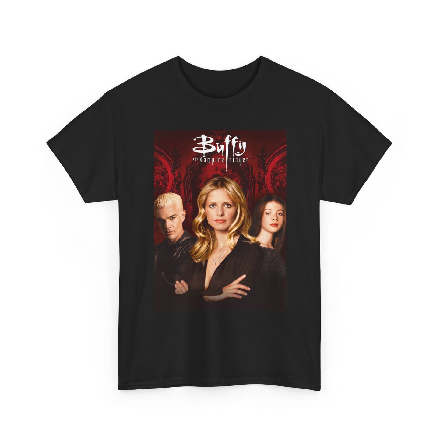 Buffy The Vampire Slayer T Shirt Retro Graphic Unisex Heavy Cotton Tee 1