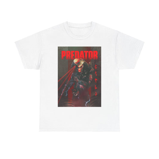 Predator Tshirt Vintage Alien Movie Poster 80s Graphic Unisex Heavy Cotton Tee