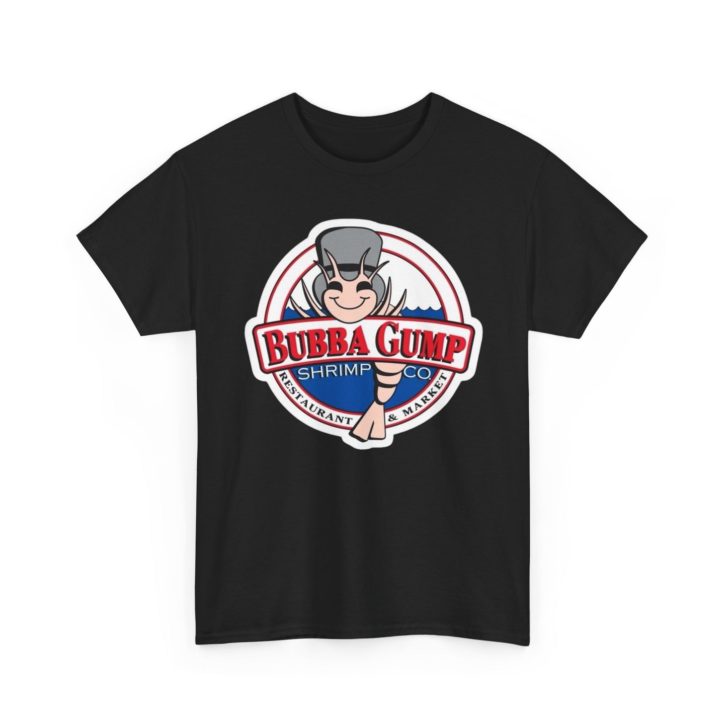 Bubba Gump Shrimp Graphic T Shirt Unisex Heavy Cotton Tee