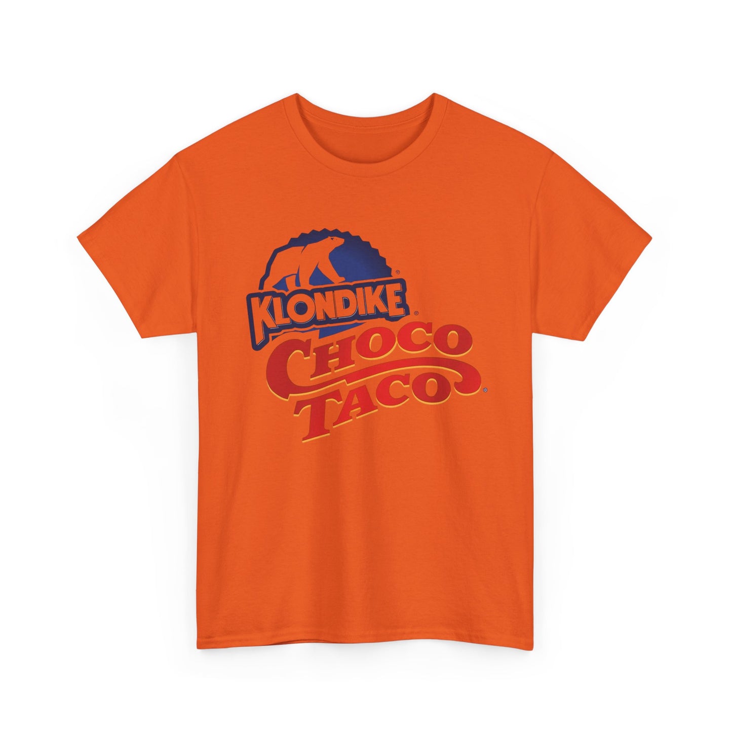 Klondike Shirt Choco Taco Funny Ice Cream Retro Nostalgic Unisex Heavy Cotton