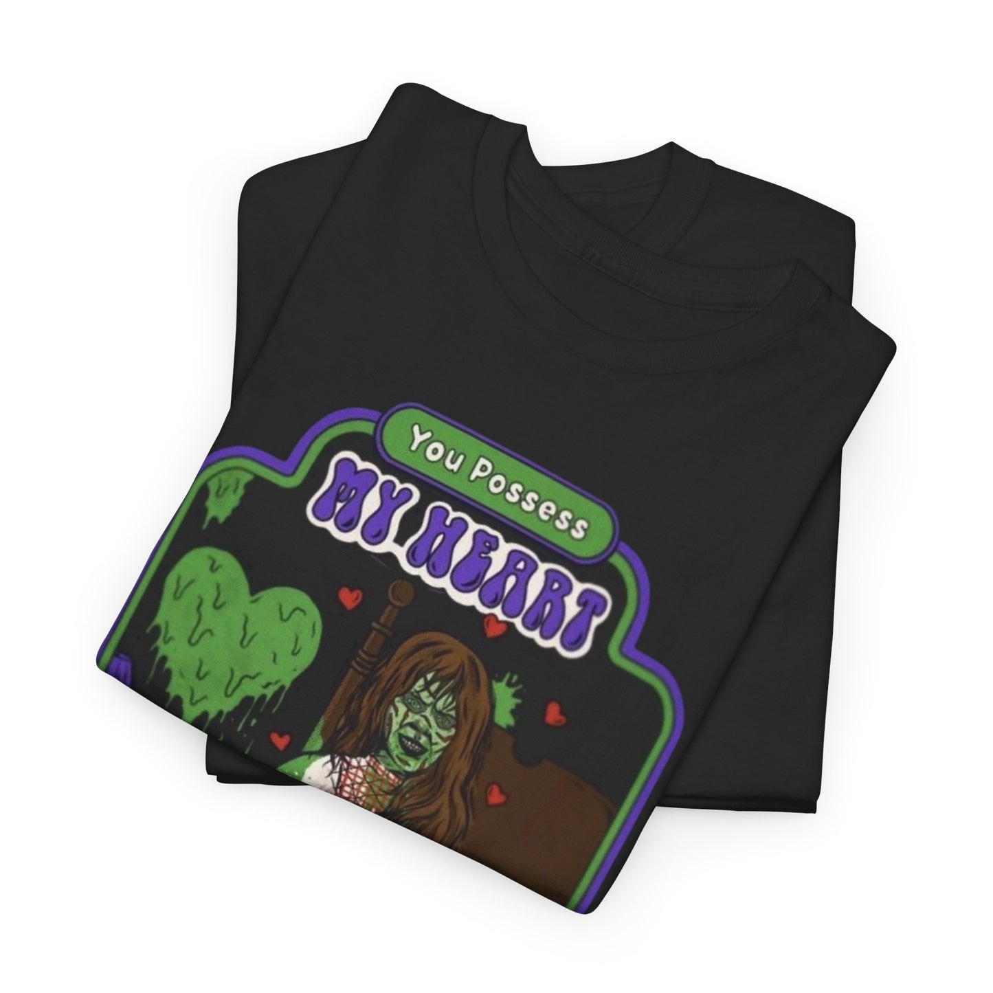 You Possess My Heart Funny Horror Graphic T Shirt NEW ADULT Vintage