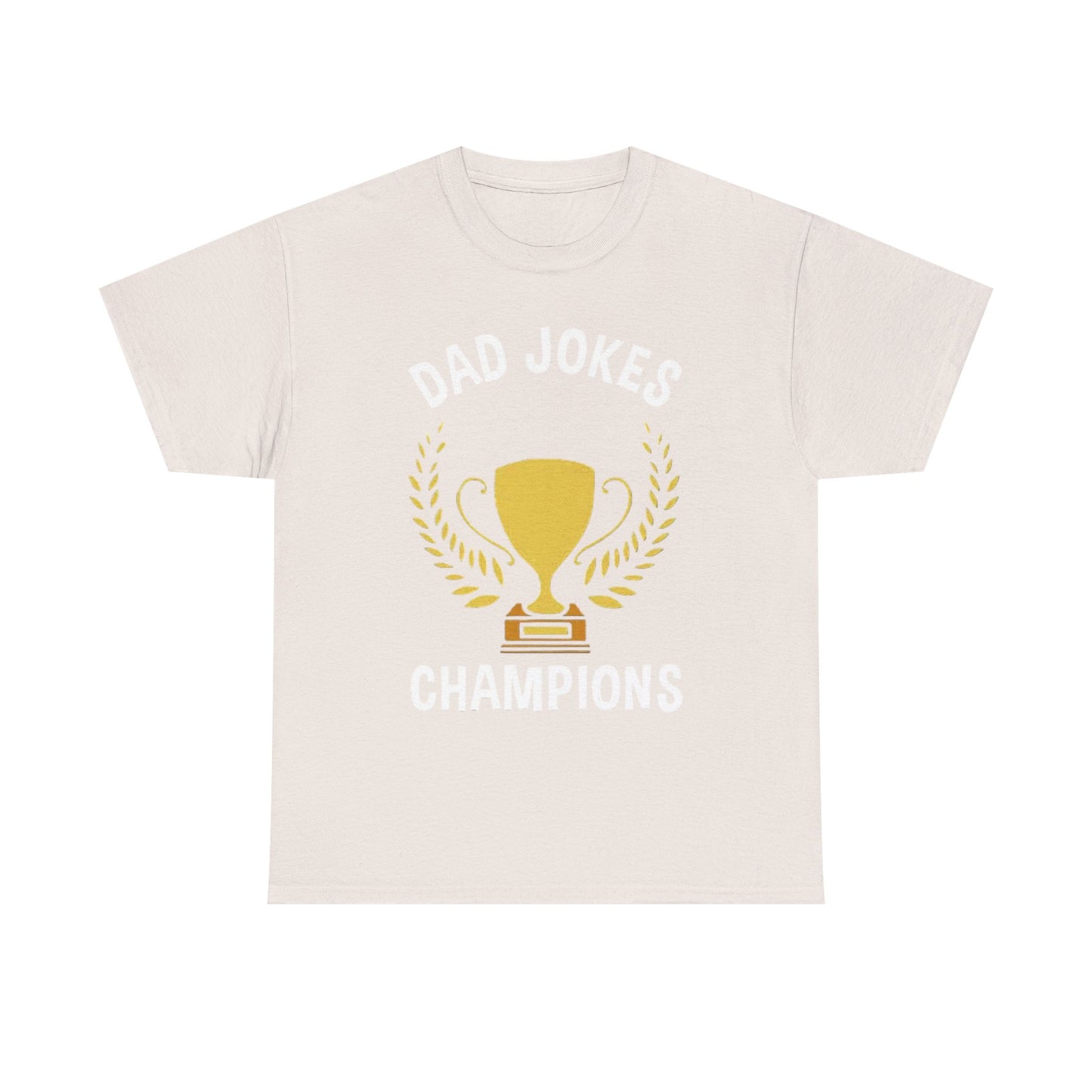 Dad Jokes Champion T SHIRT Retro Funny Jokes GIFT Unisex Heavy Cotton Tee