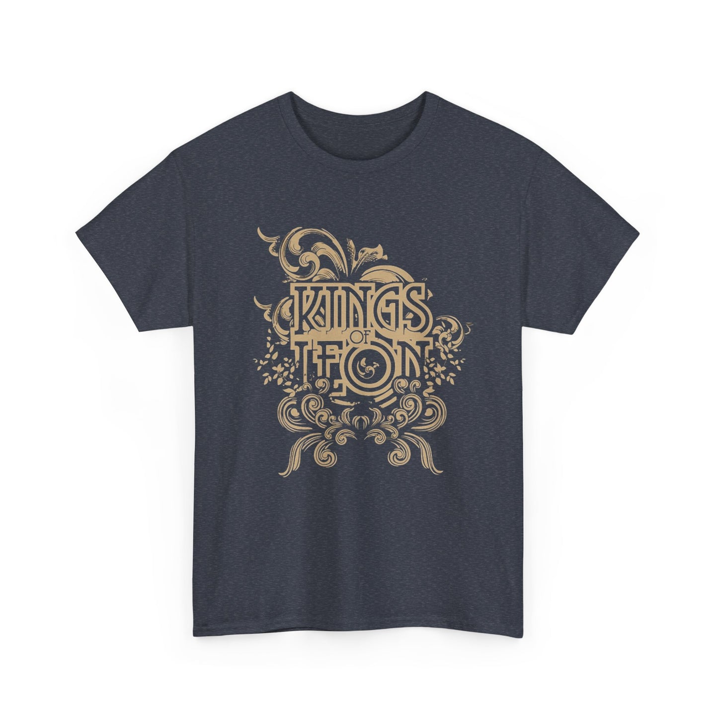 Kings Of Leon T Shirt Retro Logo Art Album Rock Unisex Heavy Cotton Tee