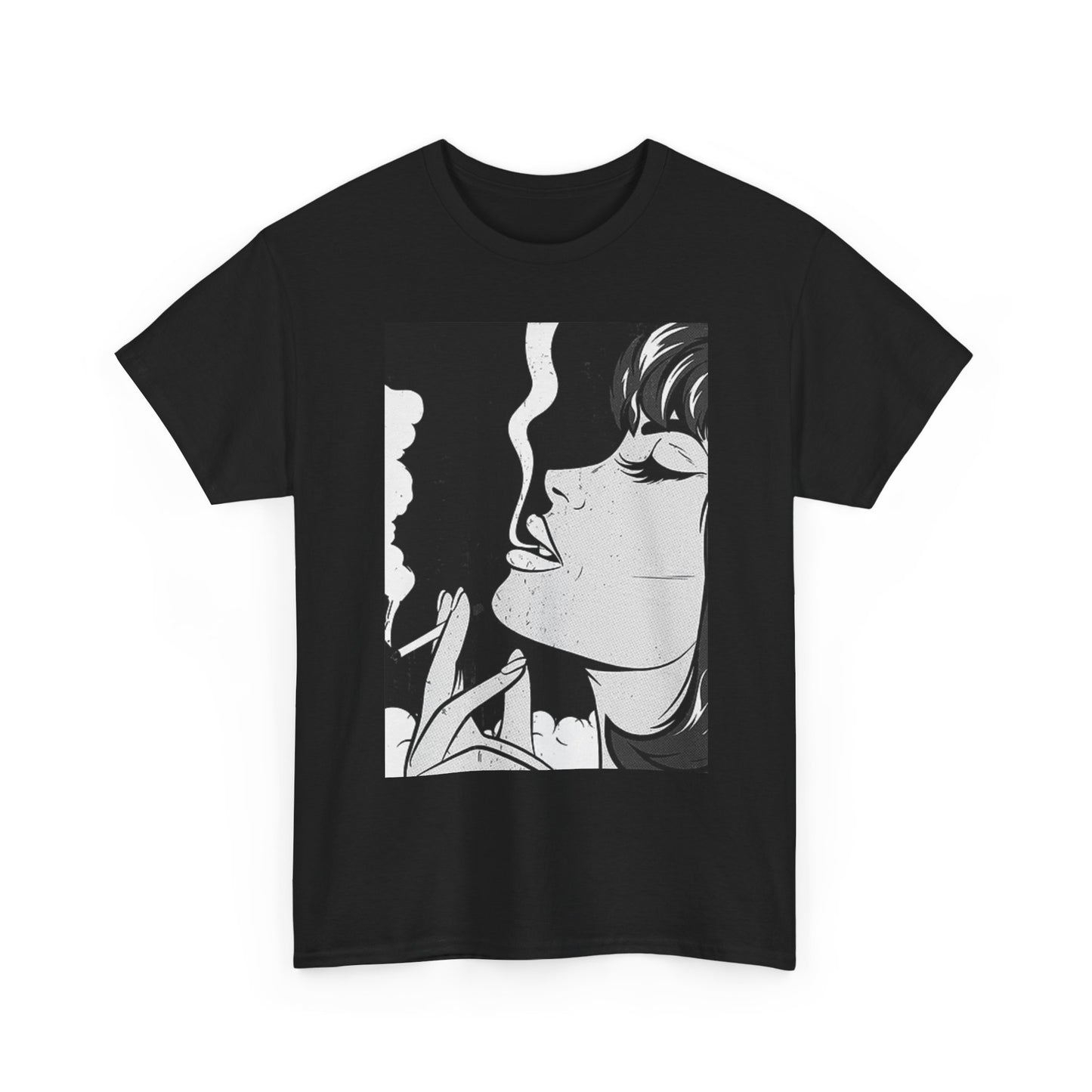 Cigarette Vintage T Shirt Graphic Smoking Unisex Heavy Cotton Tee