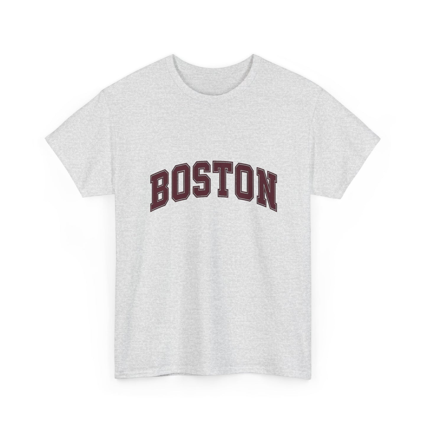 Boston Logo NEW ENGLAND Graphic T Shirt Unisex Heavy Cotton Tee