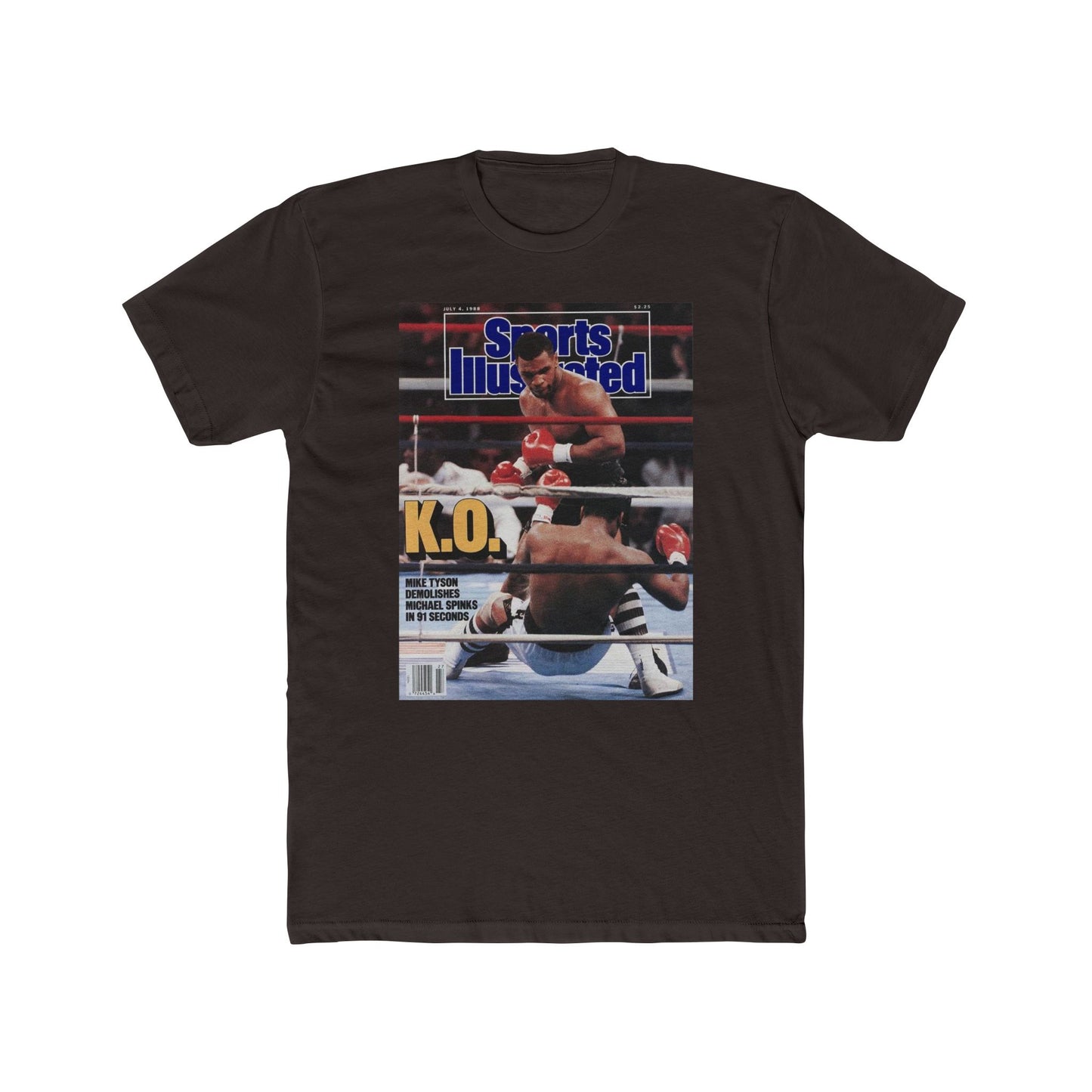 Mike Tyson Tshirt vintage New York  Men's Cotton Crew Tee boxing mma wrestling