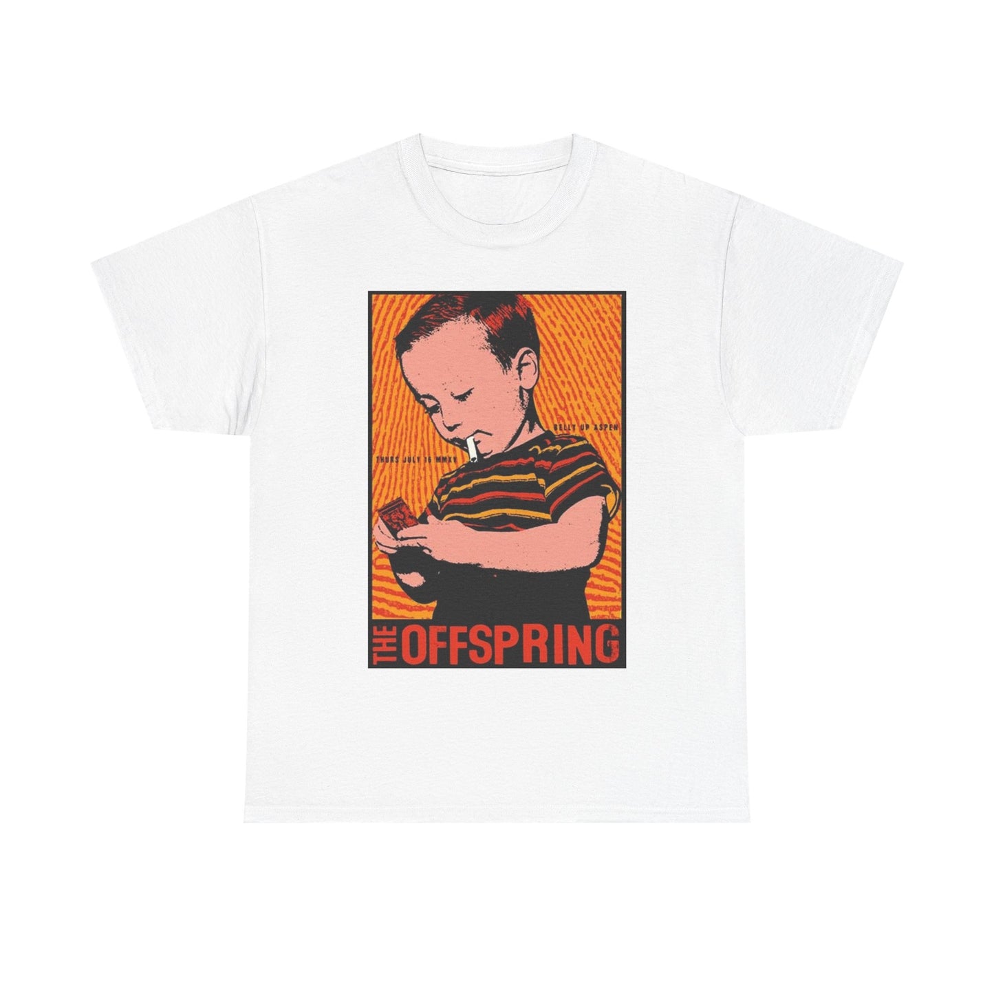 The offspring shirt vintage art retro cigarette band rock Unisex Heavy Cotton