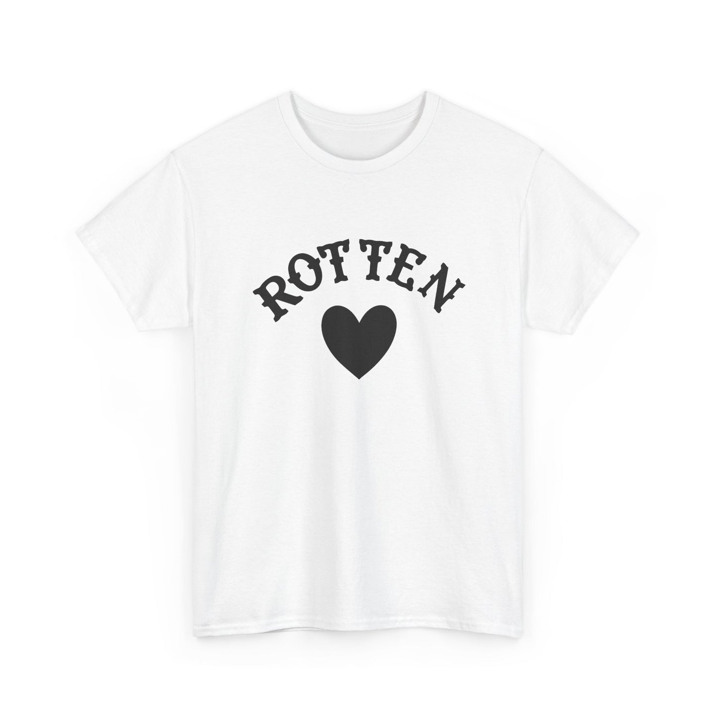 Rotten Heart Graphic T Shirt NEW Vintage Unisex Heavy Cotton Tee